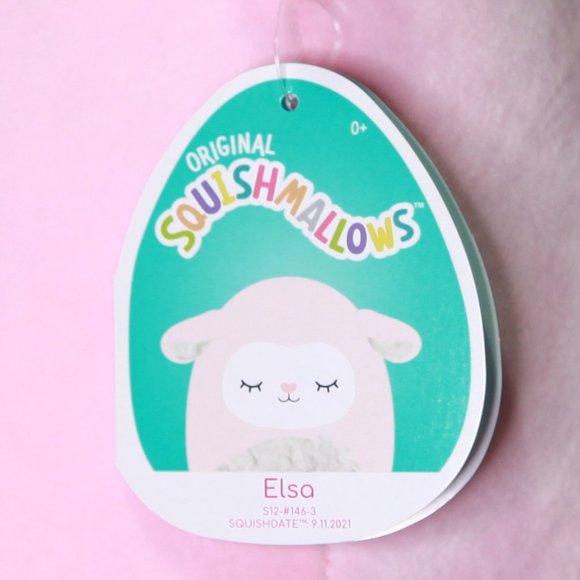 Elsa the Lamb Squishmallow 12”. Very Cute & Cuddly Condition is "Like New" BNWT - Picture 3 of 3
